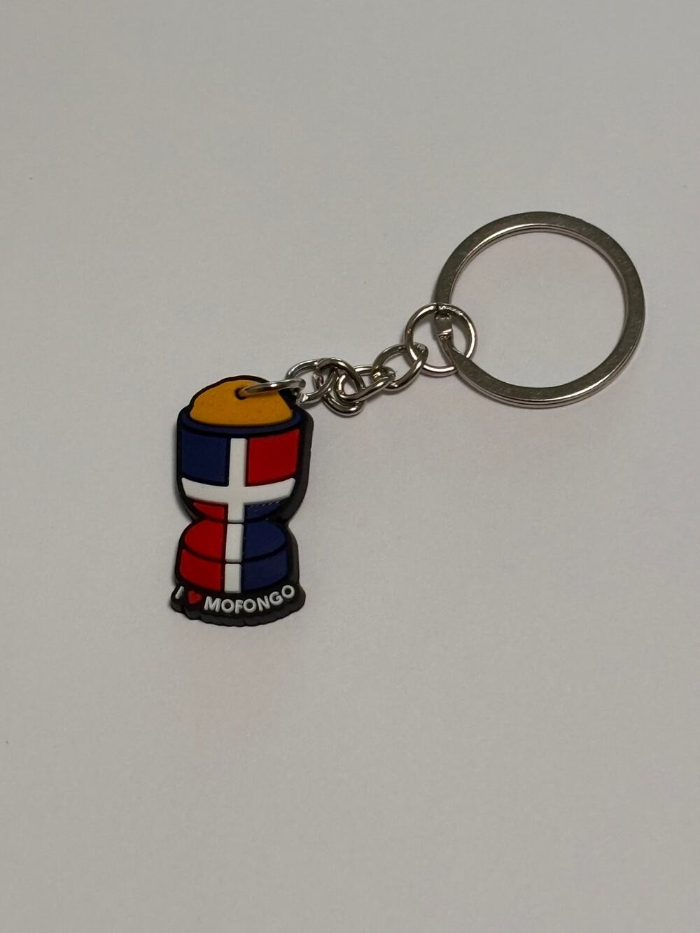 Republica Dominicana Keychain Souvenir Red White Blue Dominican Republic
